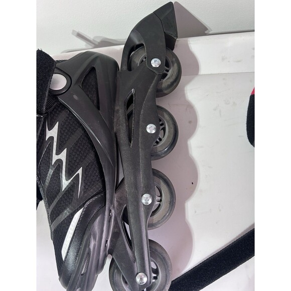 Bladerunner Advantage Pro XT Inline Mens Skates US 10 Rollerblade Black Red 80mm - Picture 9 of 11